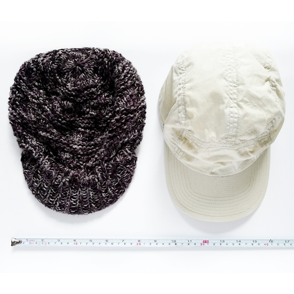 J. Crew Accessories - LOT 2 J.CREW S Baseball Cap & URBAN OUTFITTERS OS Knit Brimmer Beanie Hat